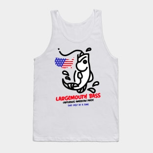 Largemouth Bass: Capturing American Pride, One Cast at a Time Tank Top